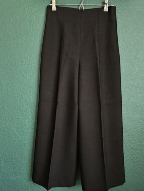 Zara Black Culotte Pants | Size M | High-Waisted Wide Leg Ankle Length